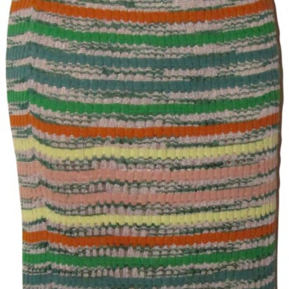 Missoni Green Blue Orange Pink Chevron Stripes - Picture 3 of 7